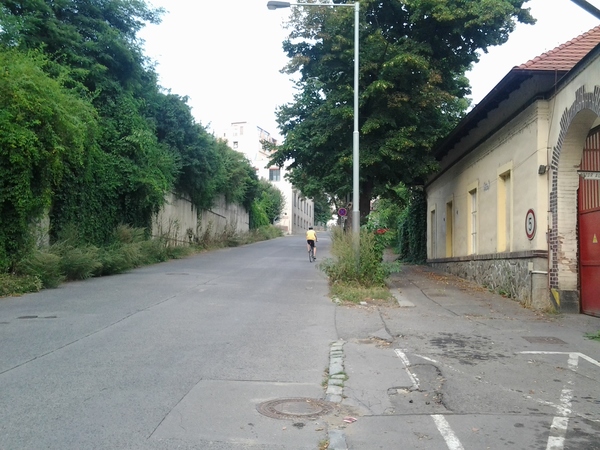 The photo for Stoupání ulicí Bulovka - cyklopiktokoridor / cyklopruhy.