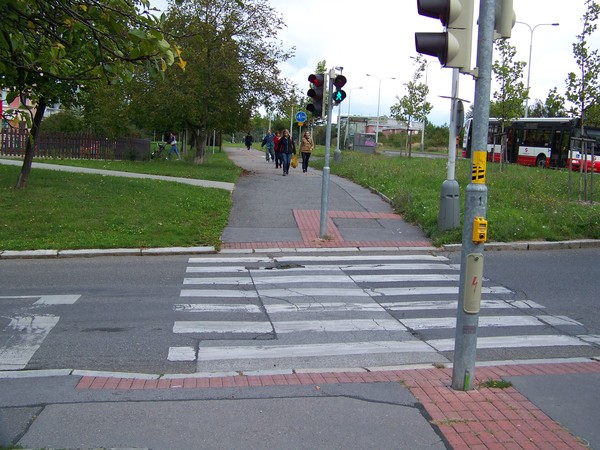 The photo for Přejezd pro cyklisty - Notečská x K Pazderkám.